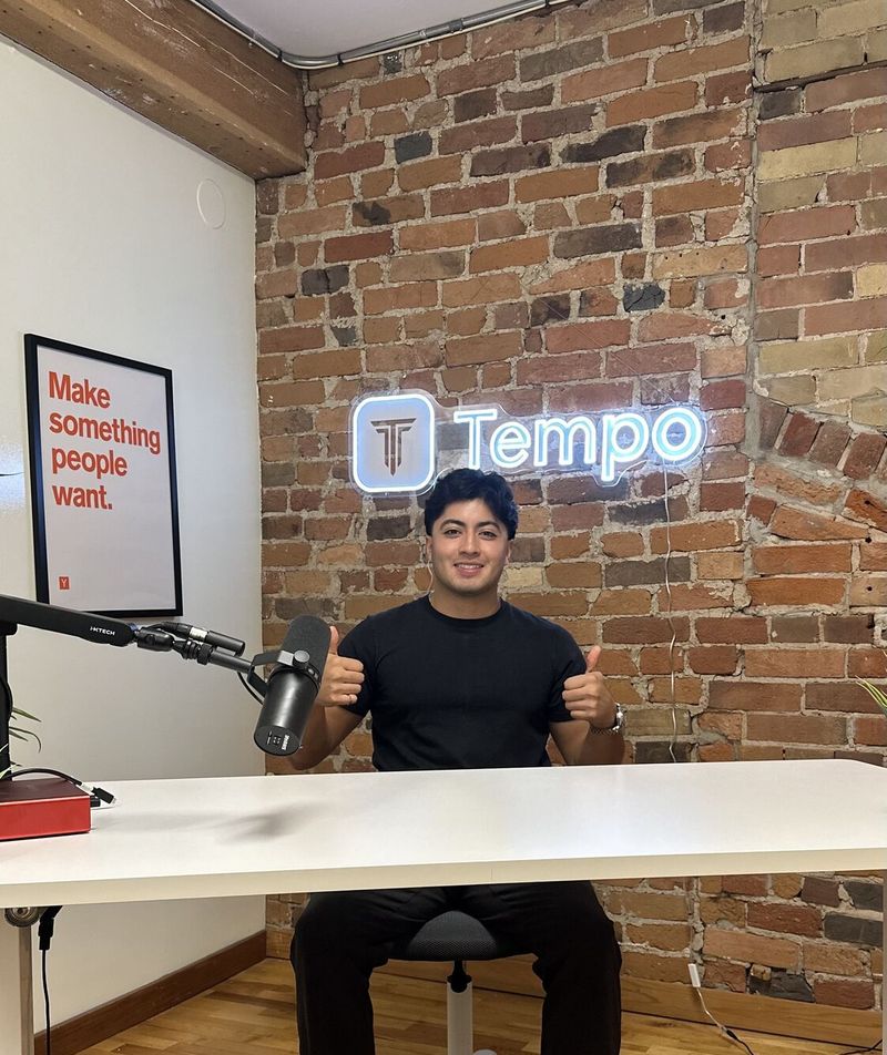 James Morales at the Tempo Labs office